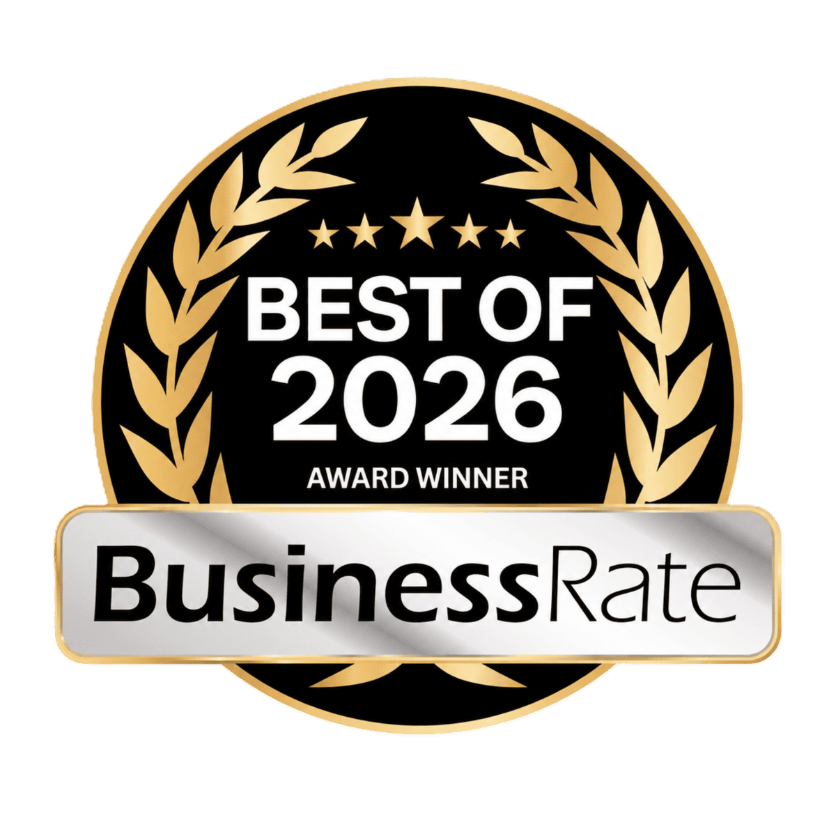 Road Home Exteriors BusinessRate Best of 2026 Denver Siding Contractor award badge