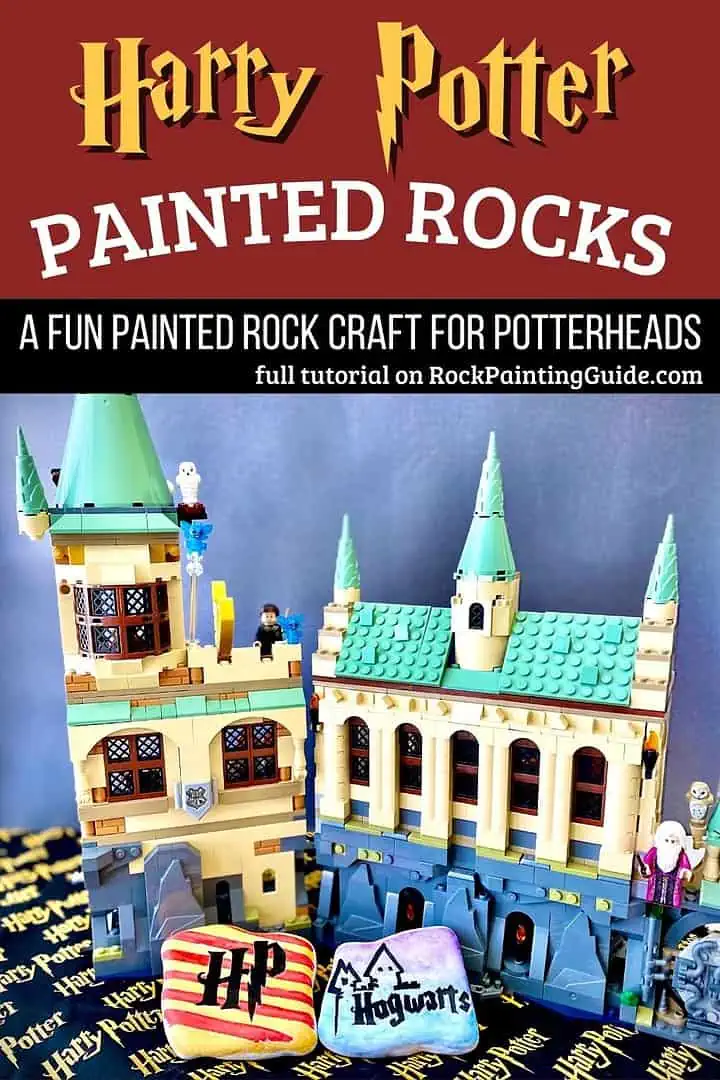 Harry Potter Painted Rocks: A Fun DIY Craft for Potterheads 14 harry potter painted rocks and hogwarts LEGO castle