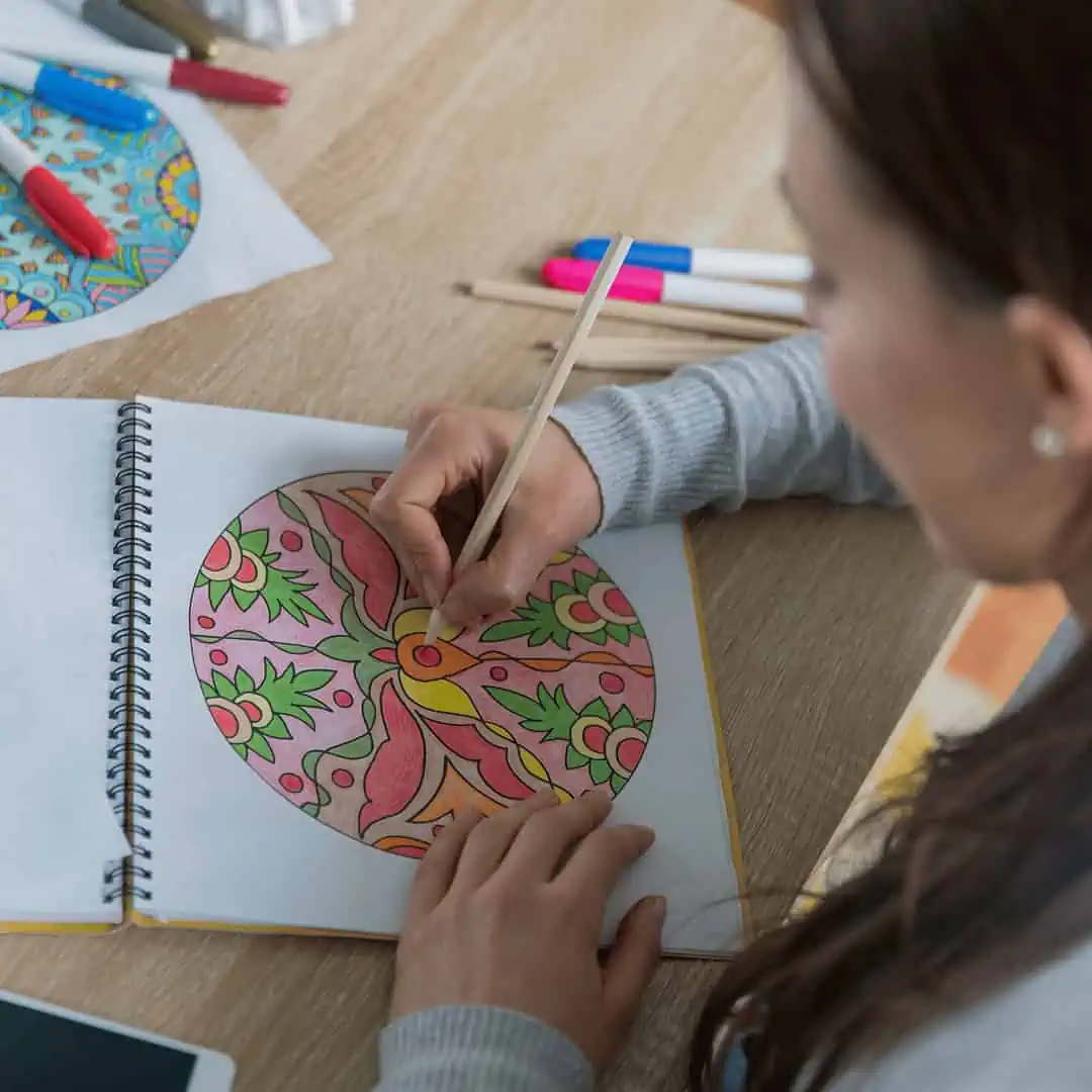Find Your Zen: Free Printable Mandala Coloring Pages 4 woman coloring mandala coloring page
