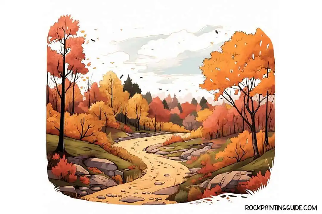 100+ Easy Fall Drawing Ideas + Step-by-Step Tutorials 15 fall landscape