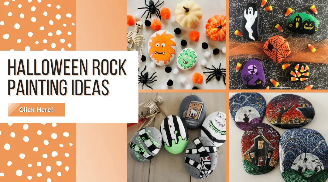 Easy Rock Painting Ideas That Will Keep You Busy All Year! 21 halloween rocks