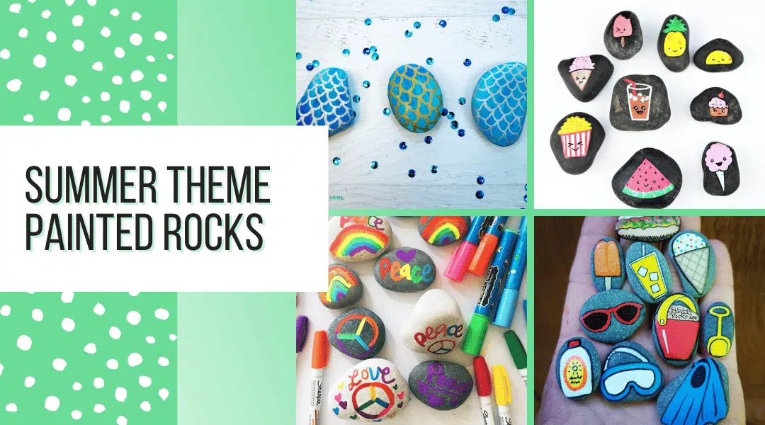 Easy Rock Painting Ideas That Will Keep You Busy All Year! 19 summer painted rocks