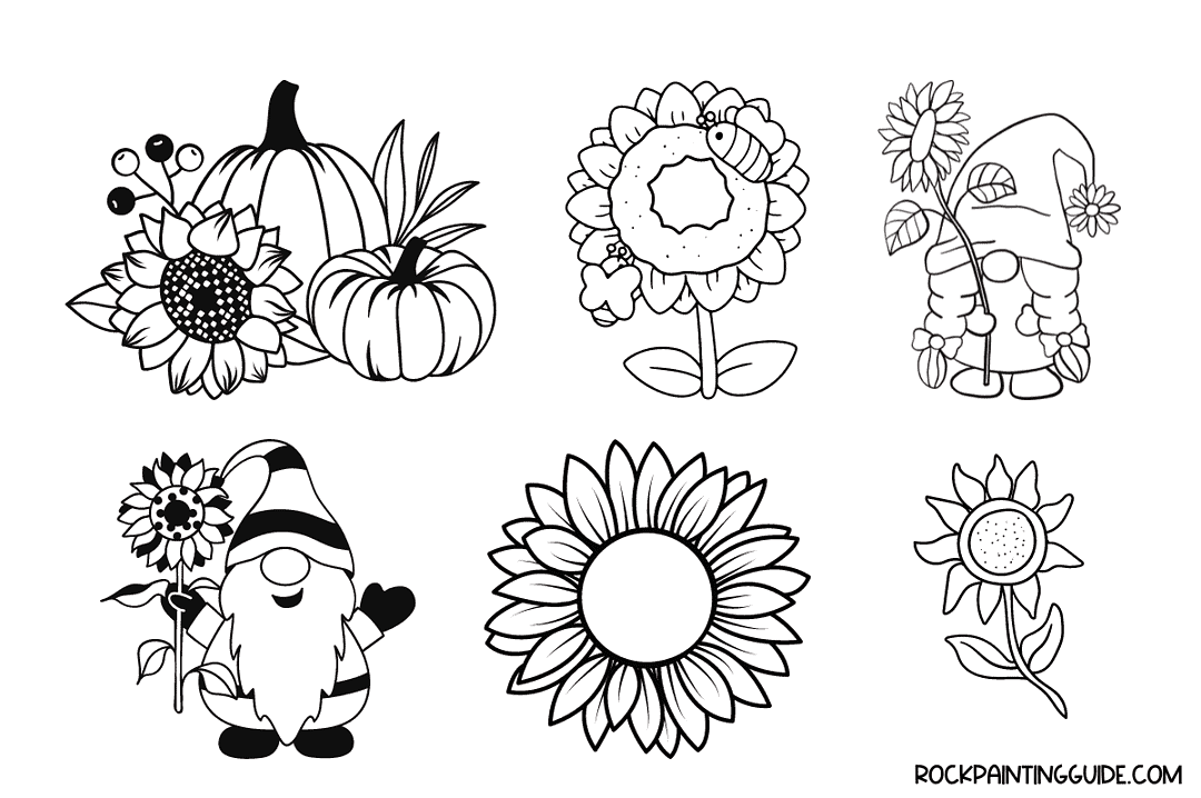100+ Easy Fall Drawing Ideas + Step-by-Step Tutorials 18 sunflower doodles
