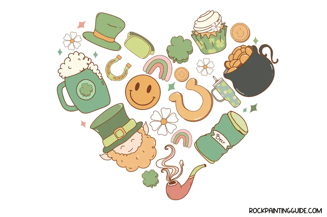 Pot o' Doodles: 75 Ridiculously Fun St. Patrick's Day Drawing Ideas 15 Irish doodles