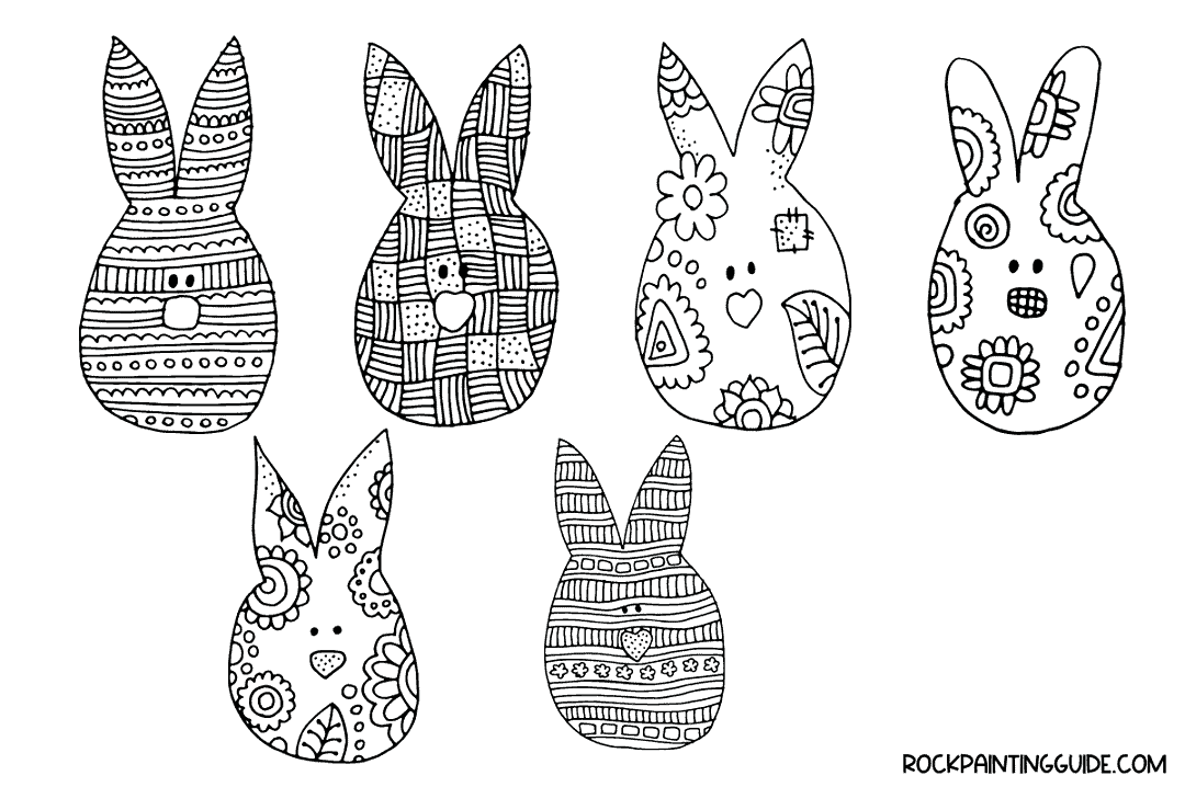 100 Easy Spring Drawing Ideas For Beginners (Step-by-Step) 23 bunny peep doodles