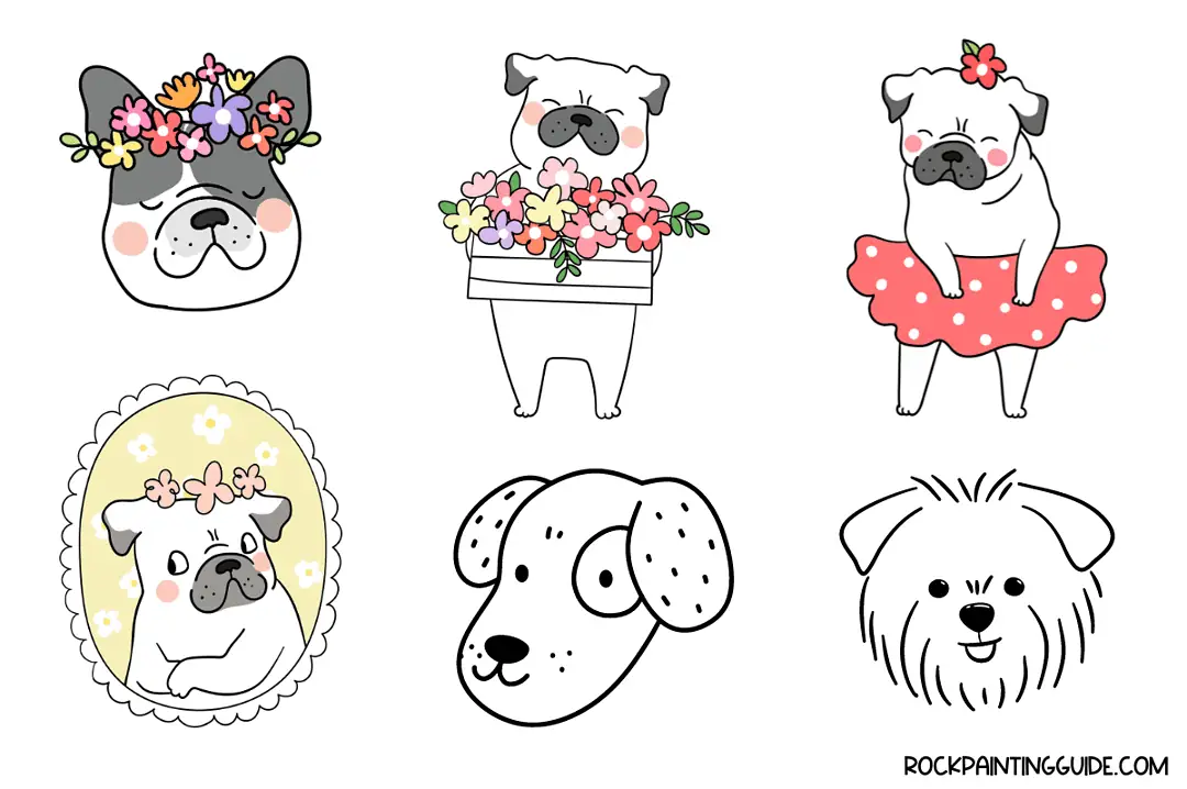 100 Easy Spring Drawing Ideas For Beginners (Step-by-Step) 16 spring dogs