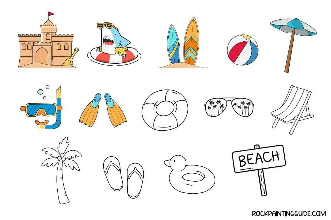 150 Cool Summer Drawing Ideas For All Ages (Free Download) 7 summer time beach drawing ideas