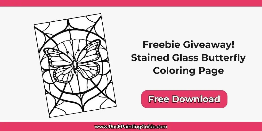 50 Enchanting Stained Glass Butterfly Coloring Pages To Try! 5 freebie optin 8