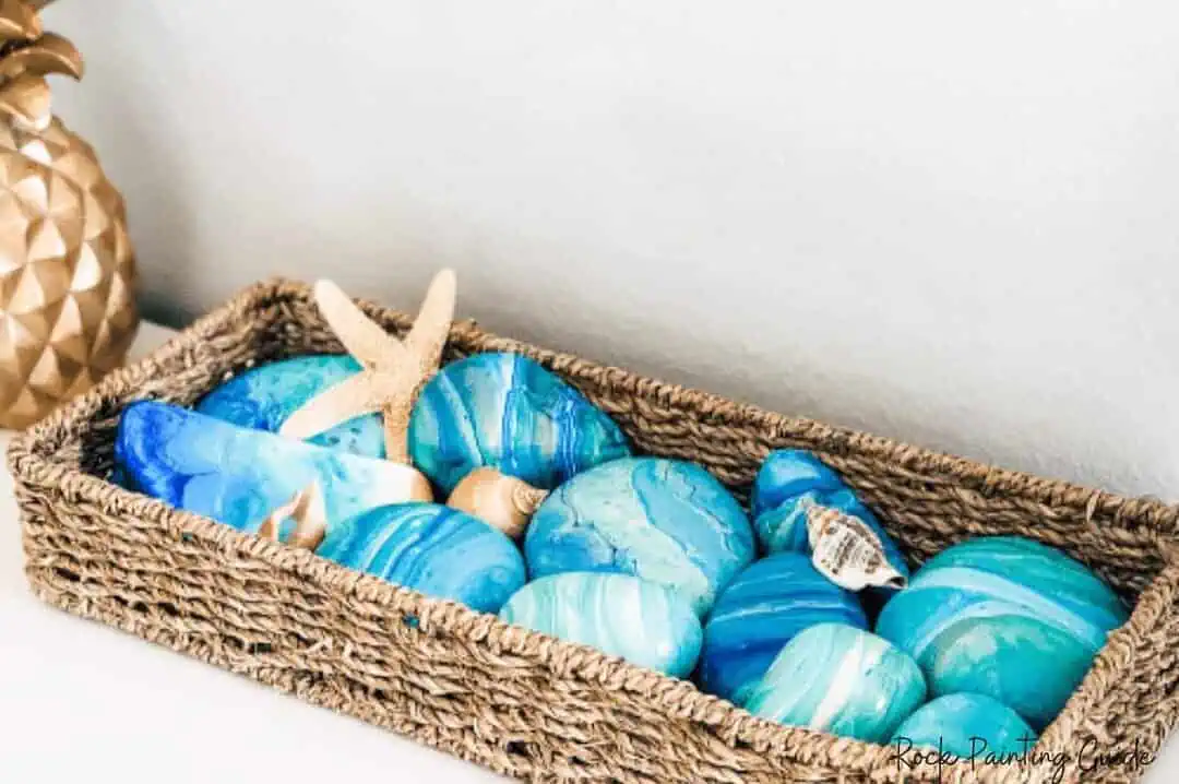 Beginner’s Guide to Paint Pouring on Rocks (With No-Fail Tips!) 19 Beach Pour Final 2
