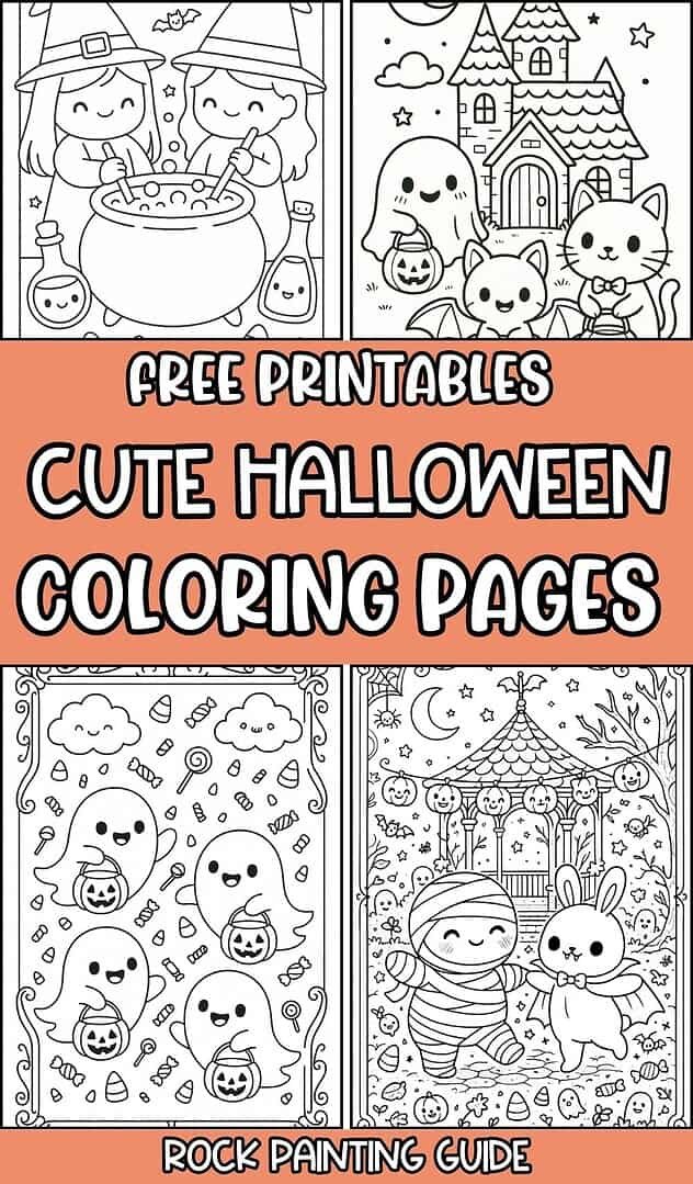 The Cutest Free Halloween Coloring Sheets for Kids 7 halloween coloring pages for kids