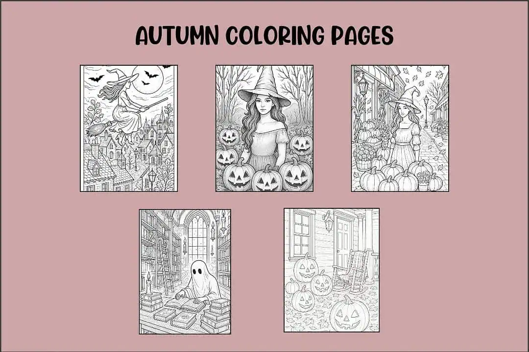 Discover the Magic of Fall: 10 Free Autumn Coloring Pages 5 autumncoloring 1