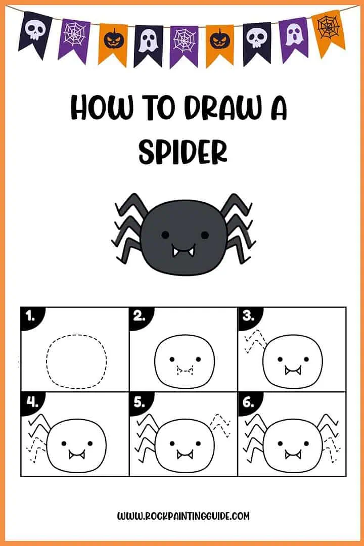 Easy Halloween Step-by-Step Drawing Ideas for kids 5 2