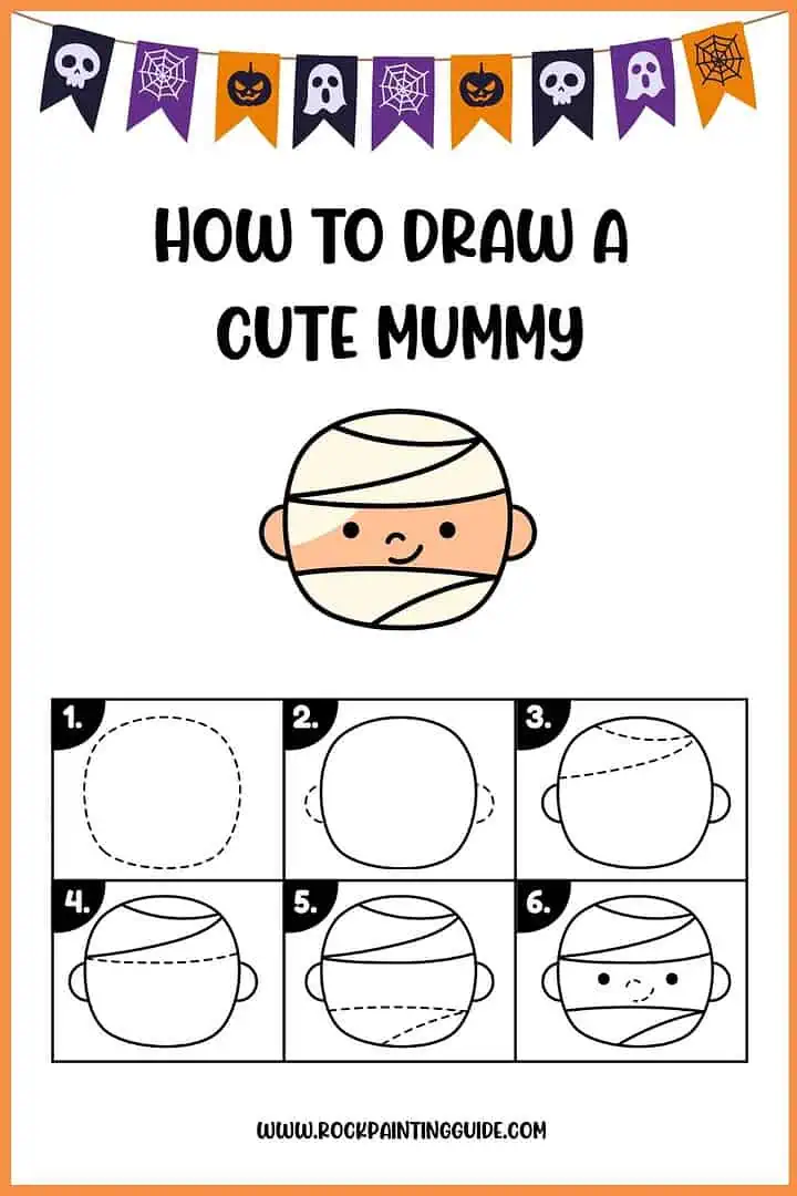 Easy Halloween Step-by-Step Drawing Ideas for kids 10 7