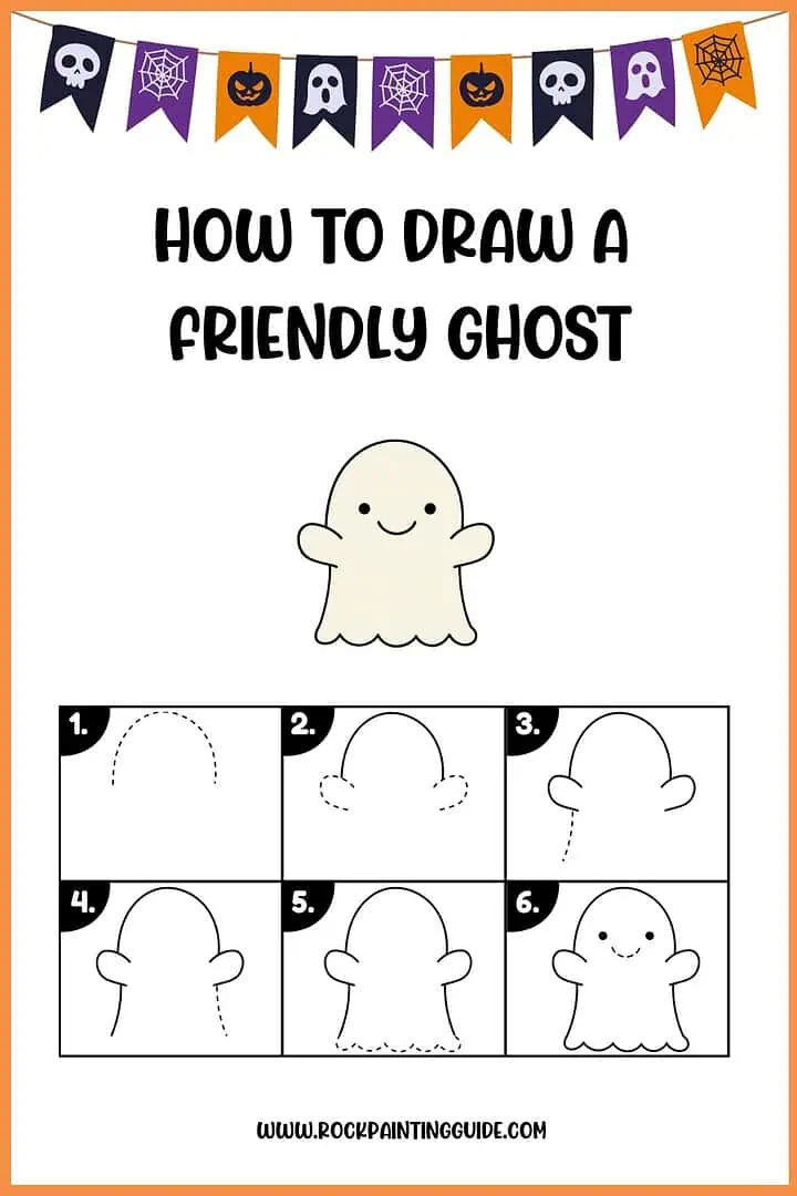 Easy Halloween Step-by-Step Drawing Ideas for kids 11 8