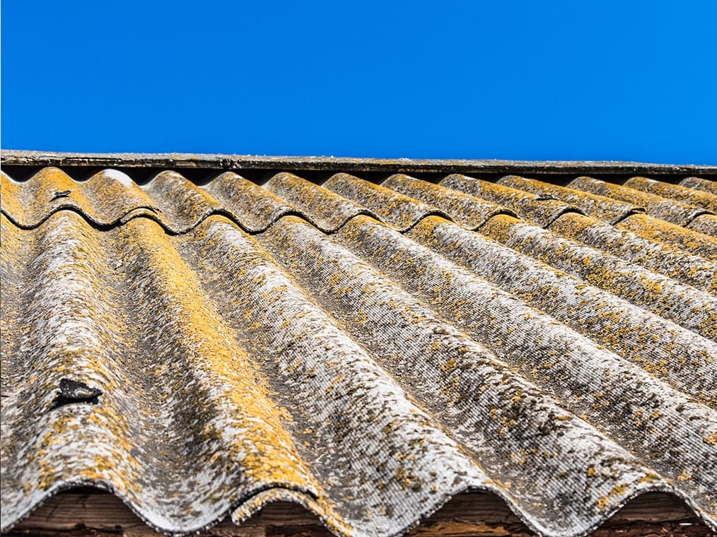 AsbestoSeal Asbestos Treatment Sealer Roof Encapsulator Before