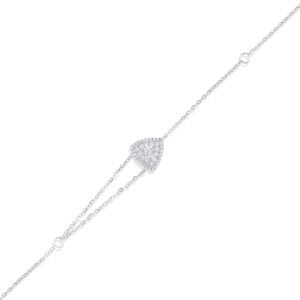 Illuminate Trillion Natural Diamond Bracelet
