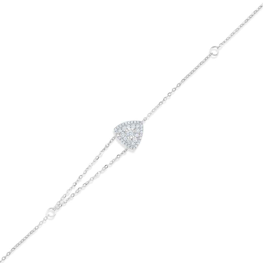 Illuminate Trillion Natural Diamond Bracelet