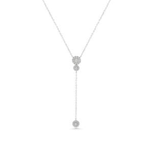 Illuminate Y-Drop Cascade Natural Diamond Necklace