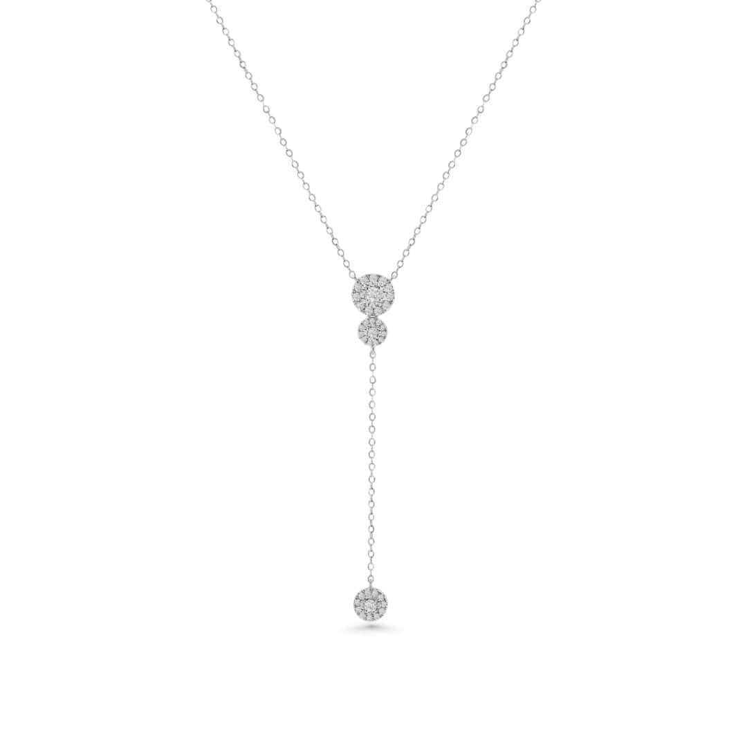 Illuminate Y-Drop Cascade Natural Diamond Necklace