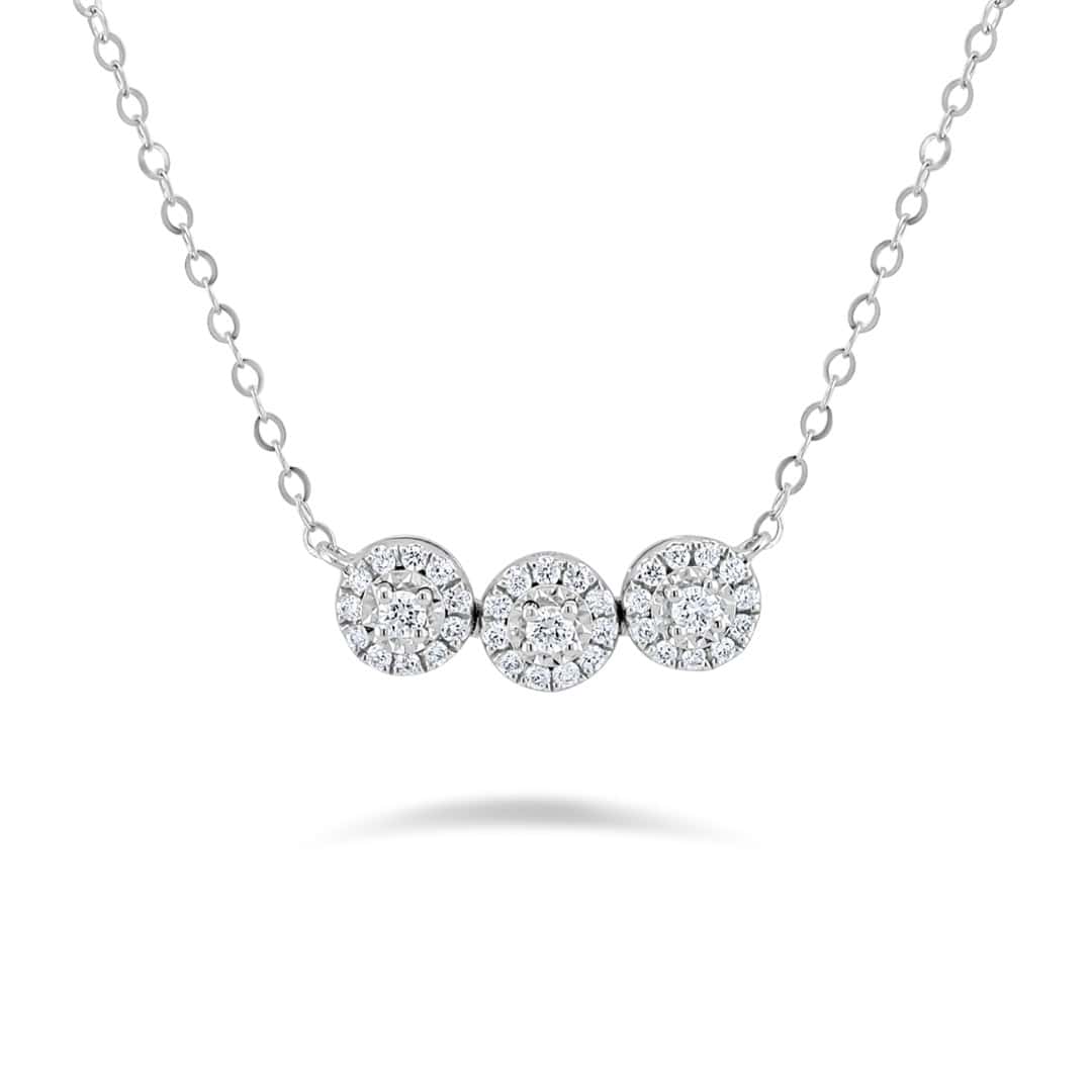 Illuminate Trio Natural Diamond Necklace