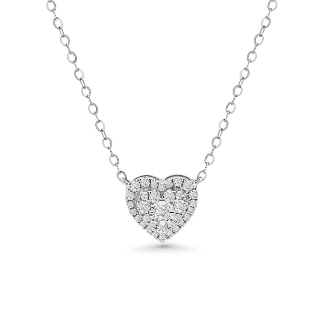 Illuminate Heart Natural Diamond Necklace