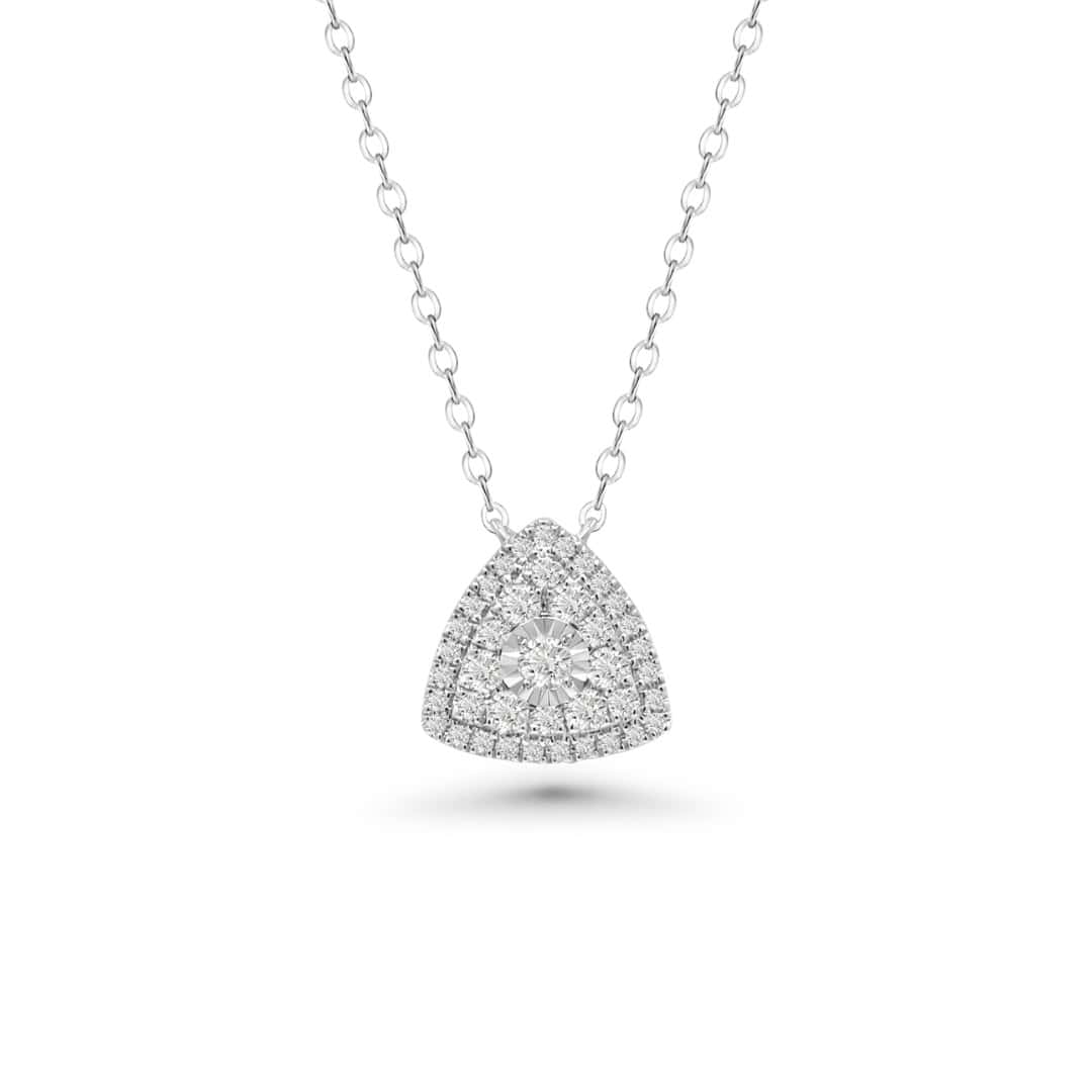 Illuminate Trillion Natural Diamond Necklace