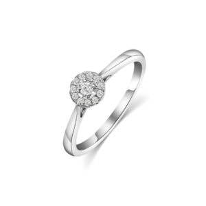 Illuminate Round Natural Diamond Ring