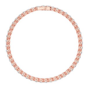Pear-Cut Diamond Tennis Bracelet (Slanting) - Thumbnail Image 4