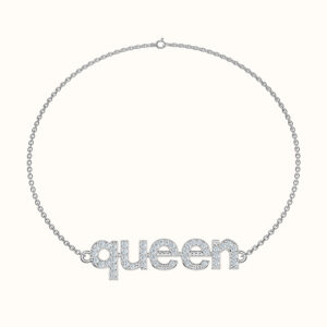 Say-It "Queen" Diamond Bracelet