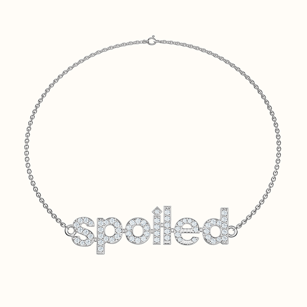 Say-It "Spoiled" Diamond Bracelet