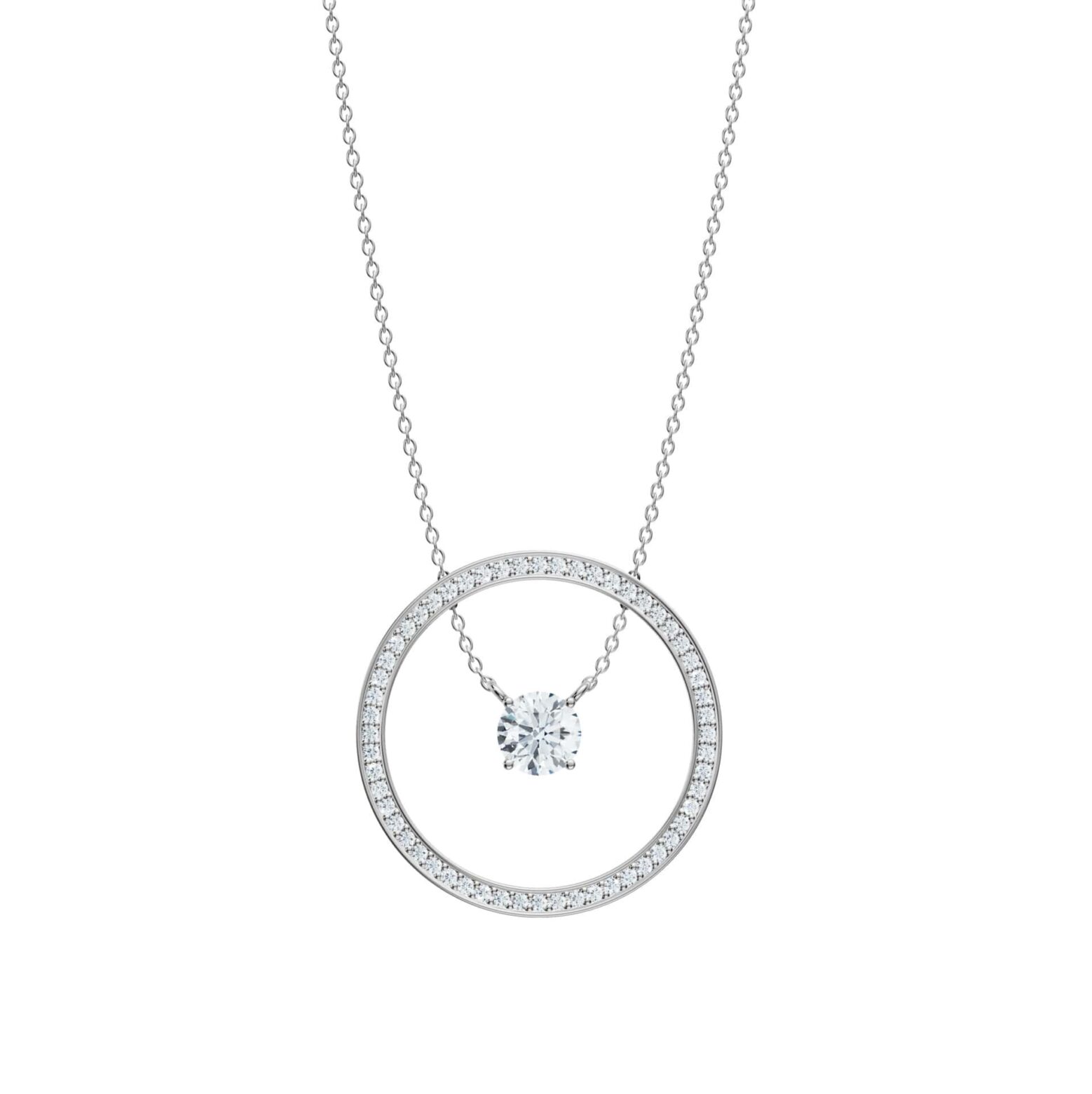 Floate Circle Necklace