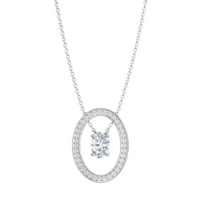 Floate Oval Necklace
