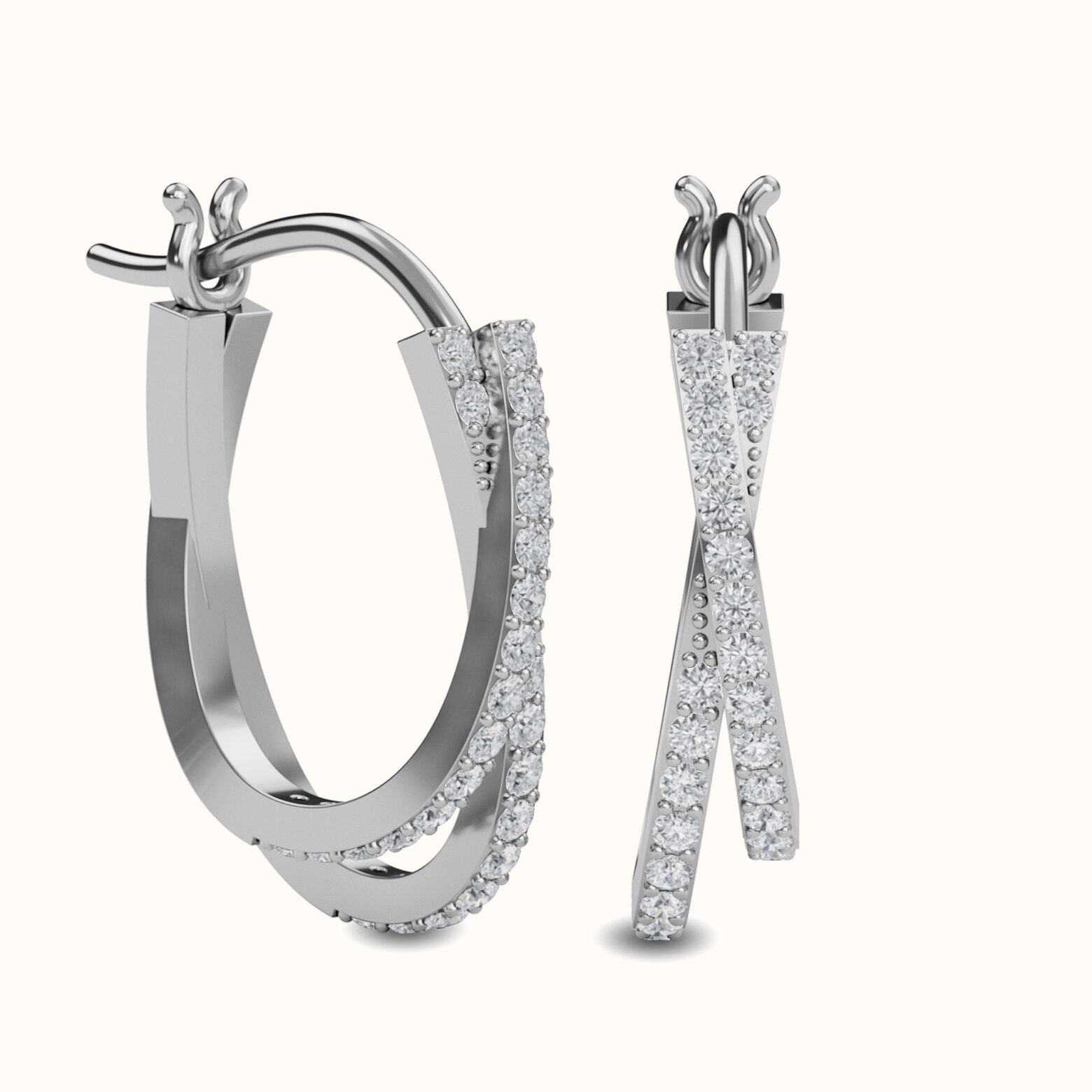 Twist Hoop Earrings