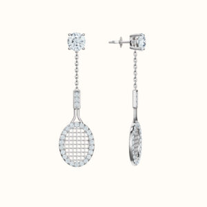 Tennis Racket Drop Earrings