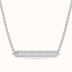 Baguette Spike Bar Necklace