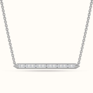 Round Spike Bar Necklace