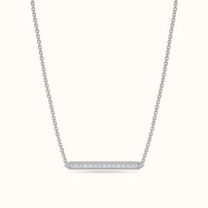 Asscher Bar Necklace - Thumbnail Image 4