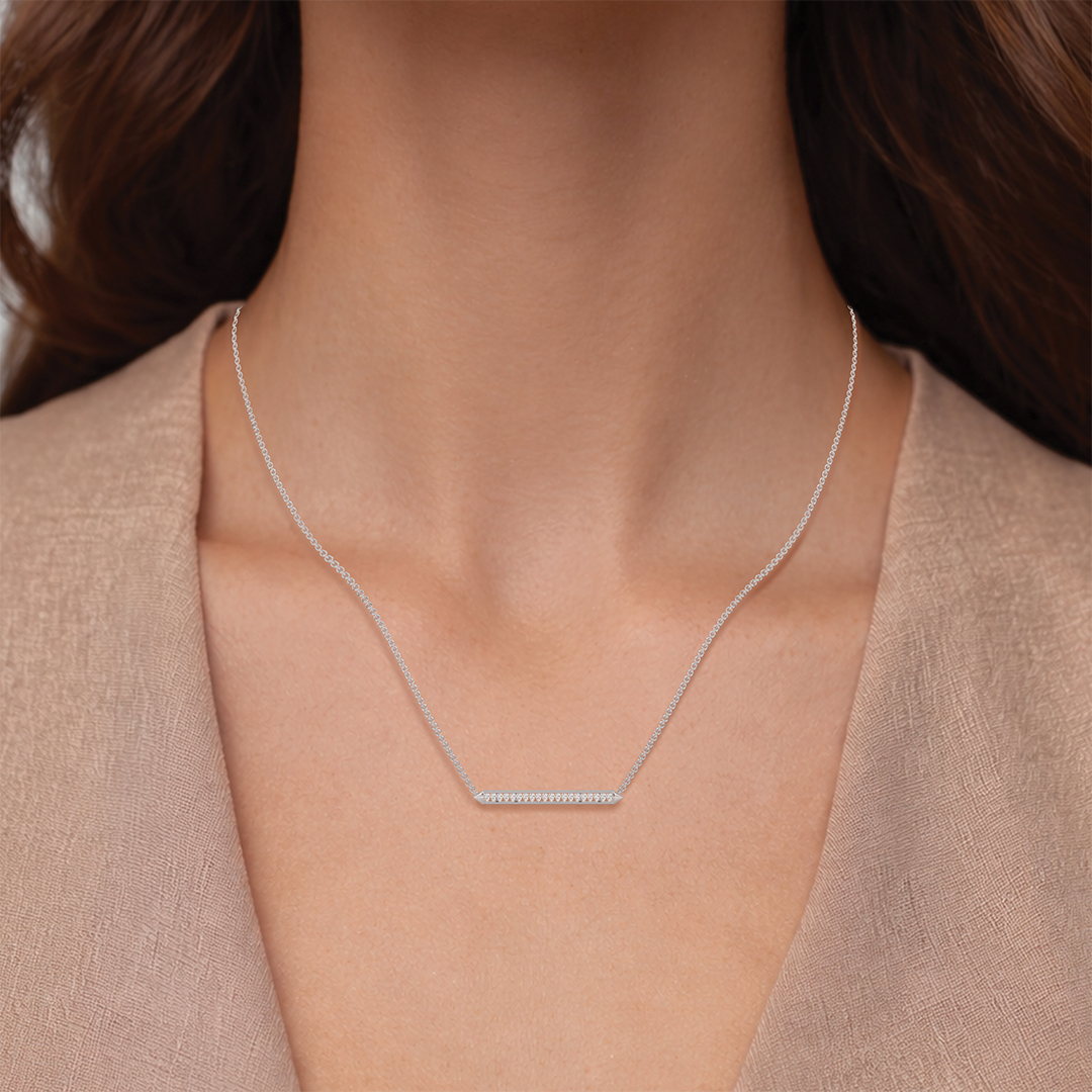 Pear Bar Necklace - Image 2