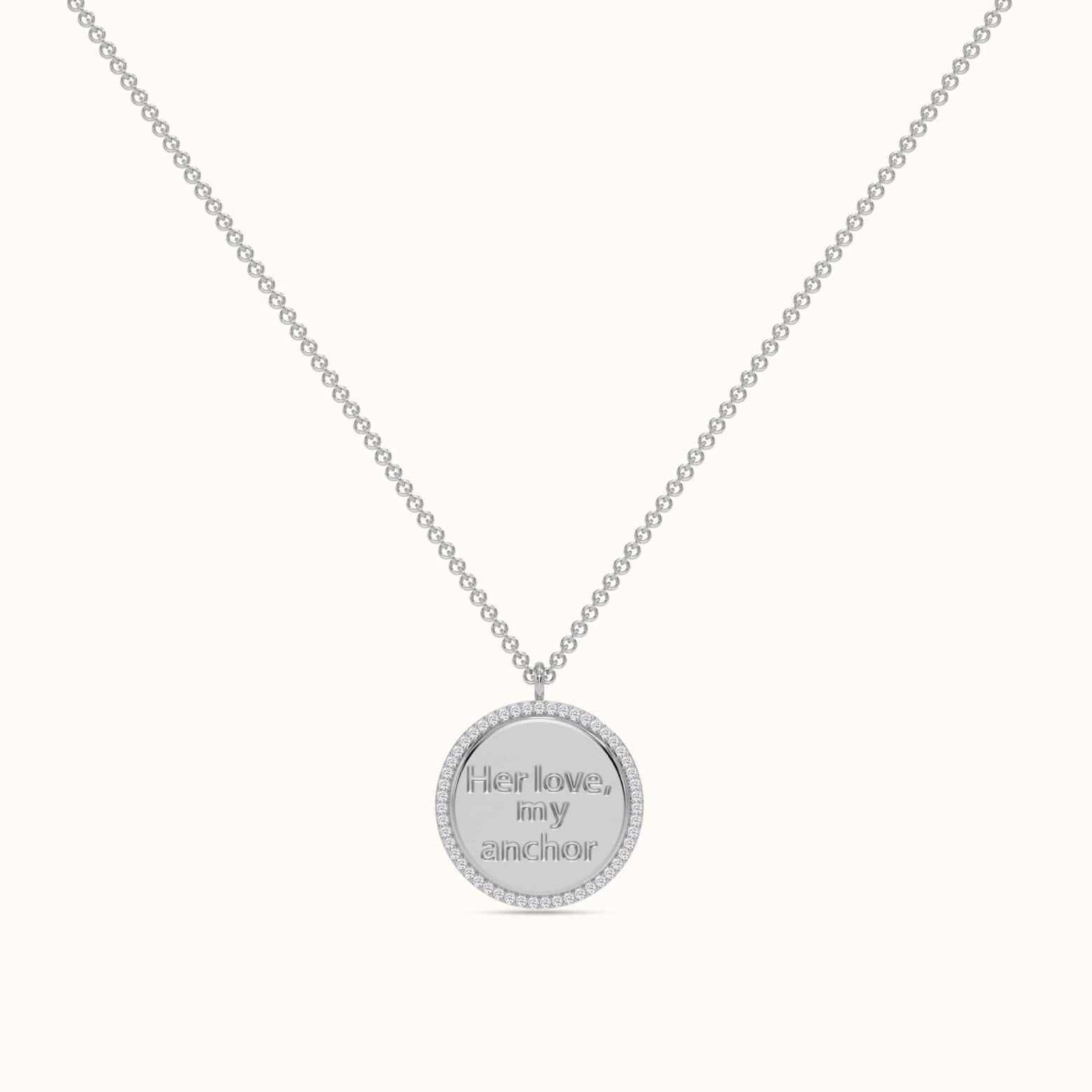 Steady Love Disc Necklace - Image 5