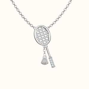 Badminton Racket Necklace