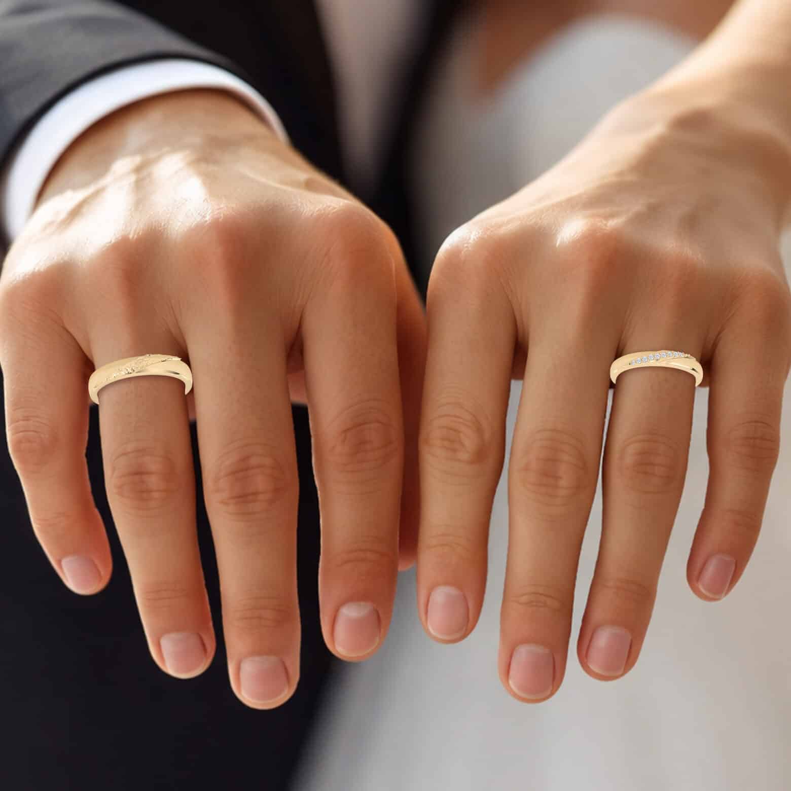 Nature's Touch Couple Bands - Image 2