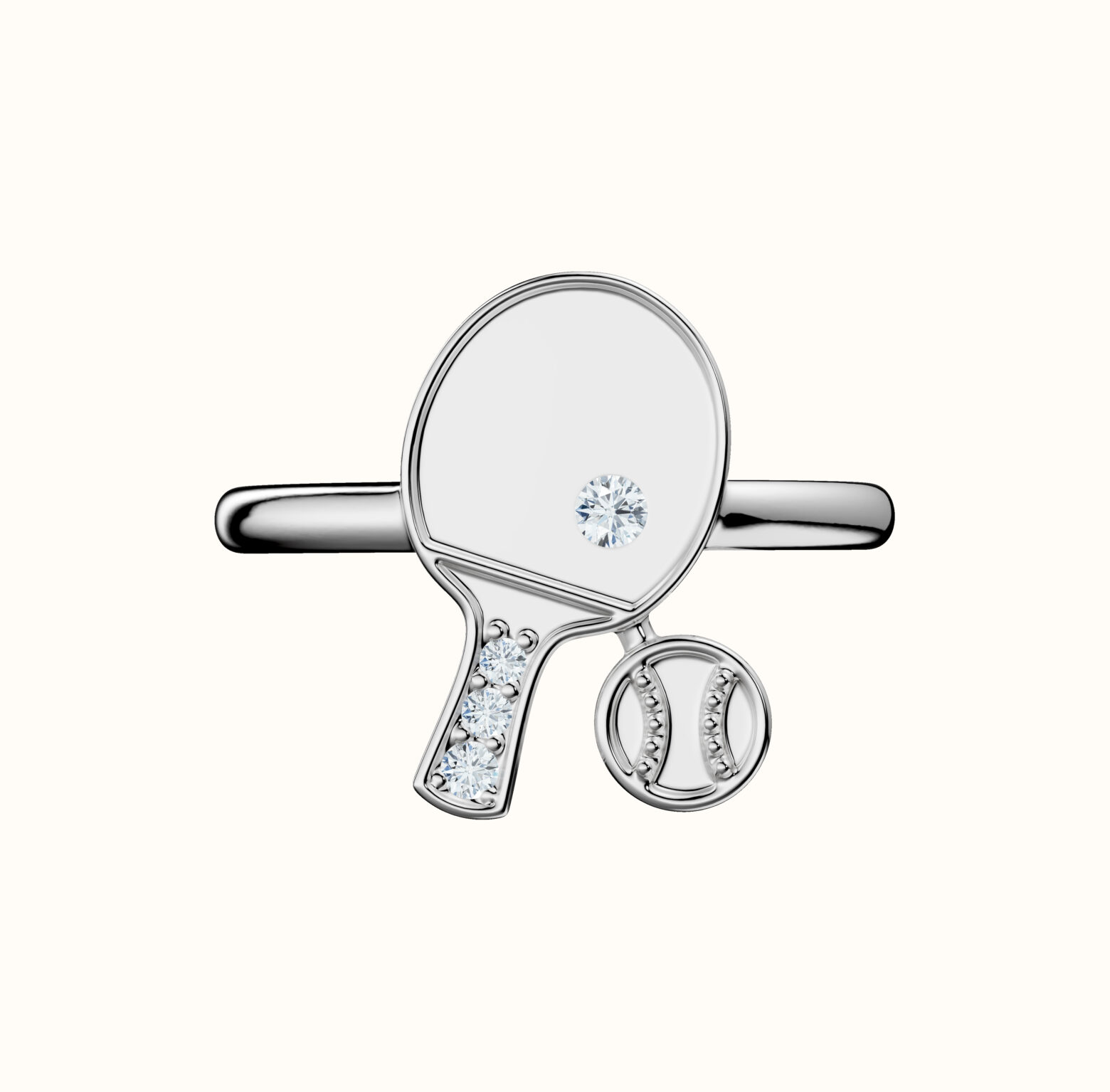 Ping Pong Open Ring