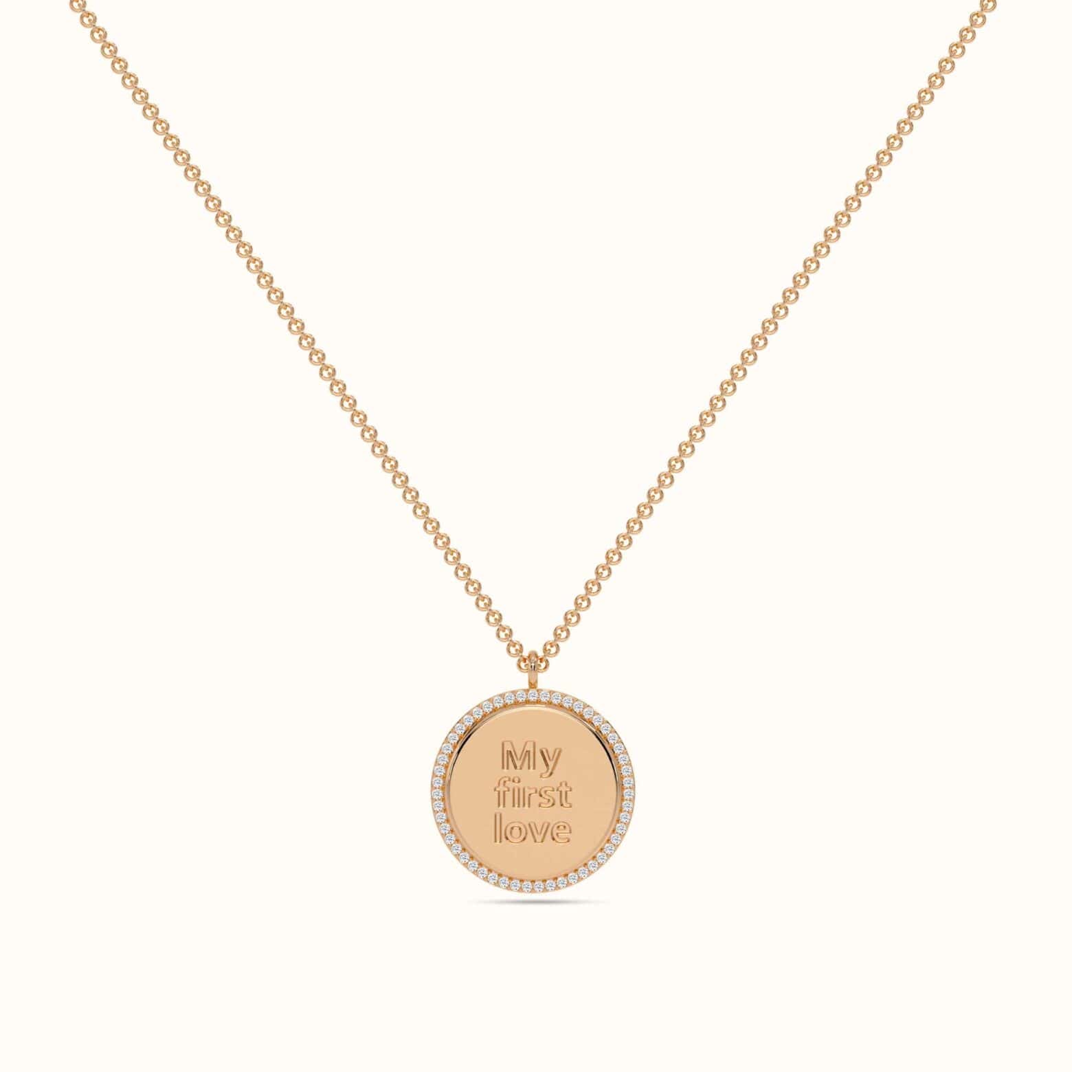 First Love Disc Necklace - Image 5