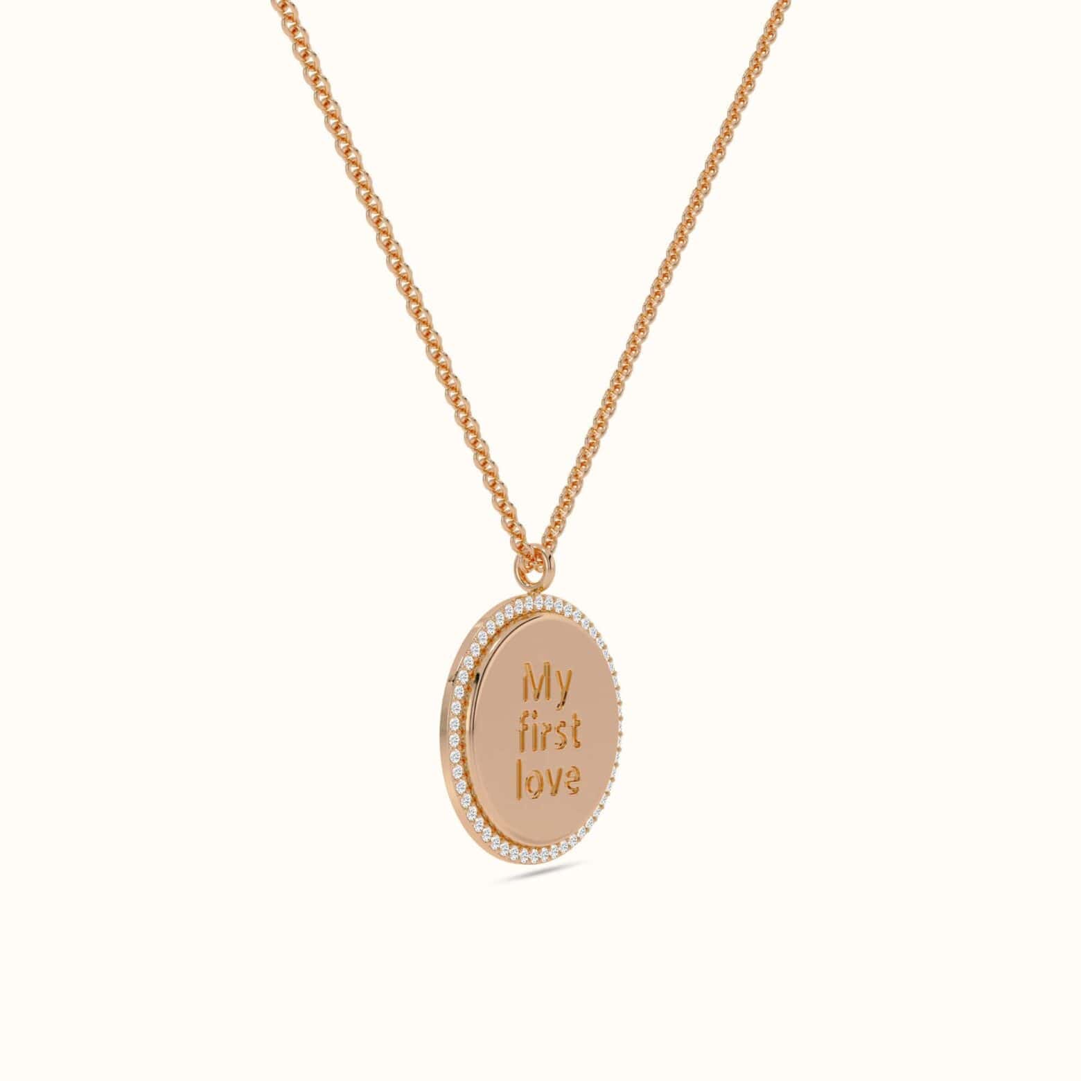 First Love Disc Necklace - Image 3