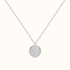 Write Your Words Disc Necklace - Thumbnail Image 5