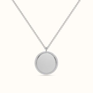 Write Your Words Disc Necklace