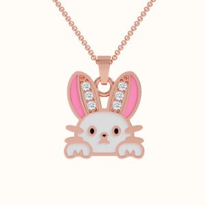 Peeking Rabbit Pendant