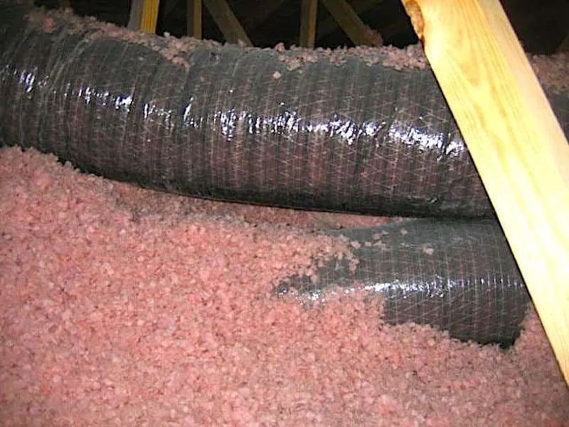 Attic ductwork