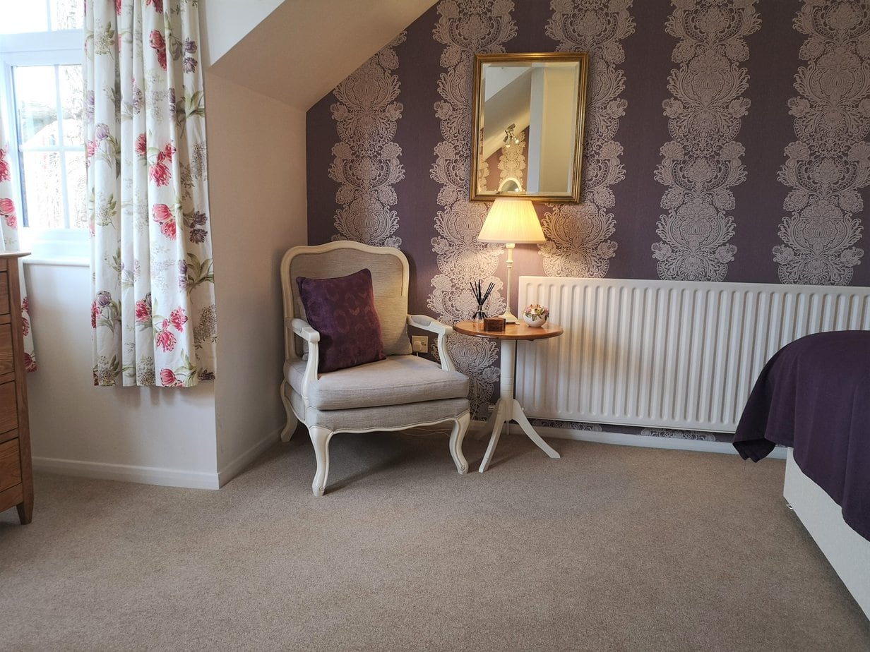 Bedroom details at The Saddlery cottage in North Thoresby
