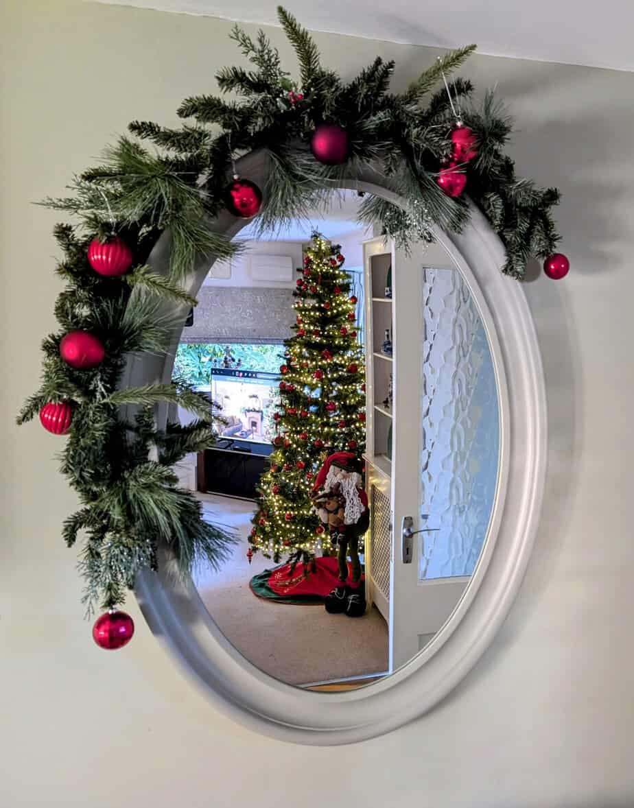 Christmas dining area at The Saddlery